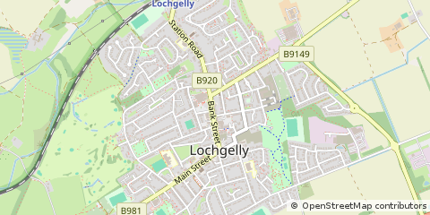 Map of Lochgelly