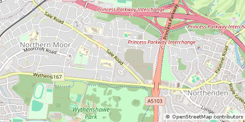 Map of Manchester