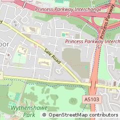 Map of Manchester