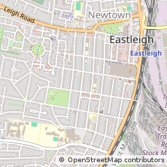 Map of Eastleigh, Hampshire