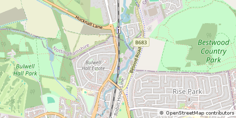 Map of Nottingham