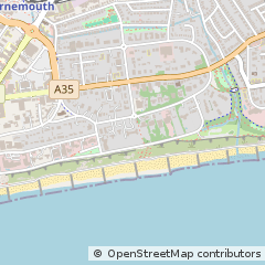 Map of Bournemouth