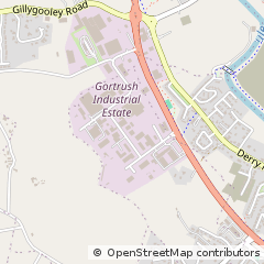 Map of Omagh, Co Tyrone