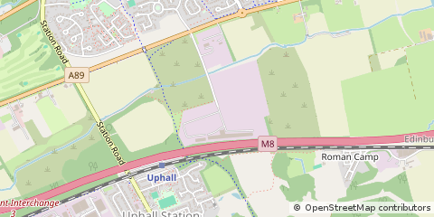 Map of West Lothian