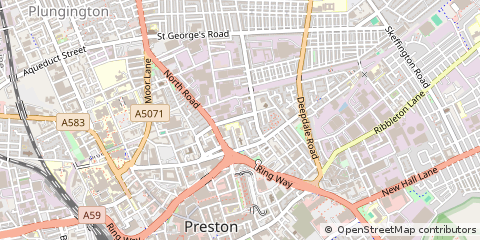 Map of Preston