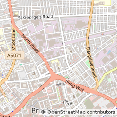 Map of Preston