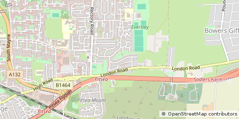 Map of Basildon