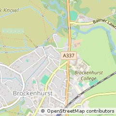Map of Brockenhurst