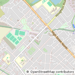 Map of Dunstable, Bedfordshire