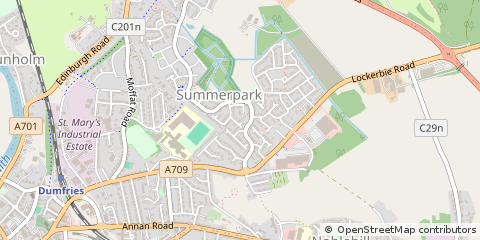 Map of Dumfries