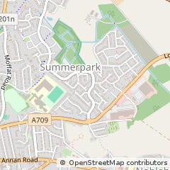 Map of Dumfries