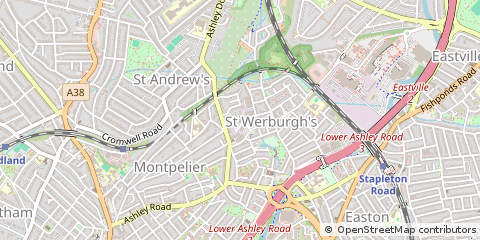 Map of Bristol