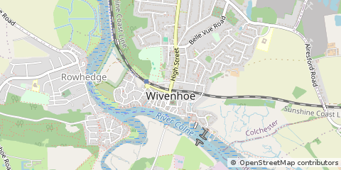Map of Colchester, Essex
