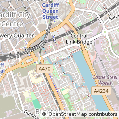 Map of Cardiff