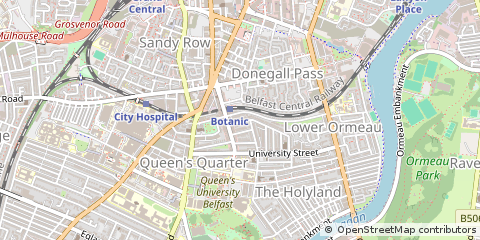 Map of Belfast