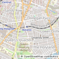 Map of Belfast
