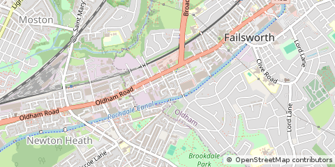 Map of Manchester
