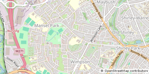 Map of Southampton