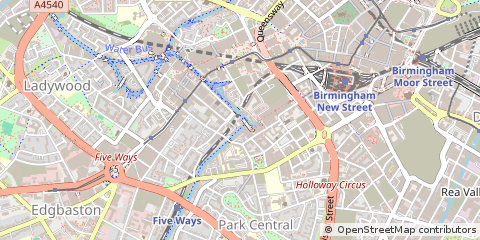 Map of Birmingham