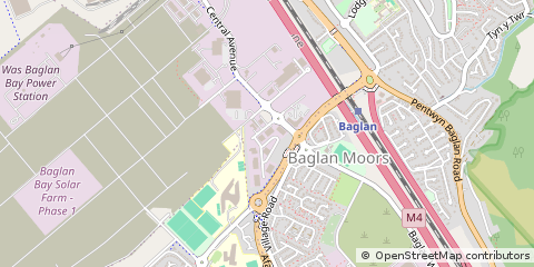 Map of Port Talbot