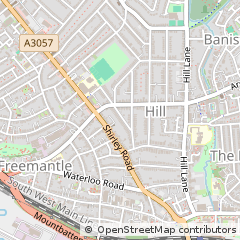 Map of Southampton, Hampshire