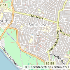 Map of Portsmouth, Hampshire