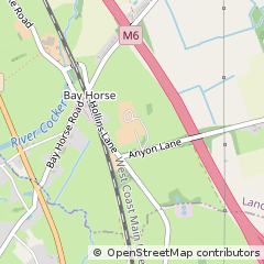 Map of Lancaster, Lancashire