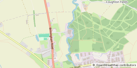 Map of Alcester, Warwickshire