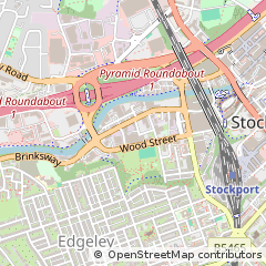 Map of Stockport, Cheshire