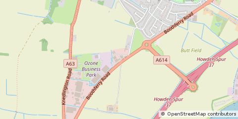 Map of Goole, North Humberside