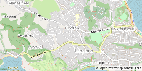 Map of Swansea
