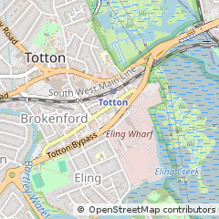 Map of Southampton, Hampshire