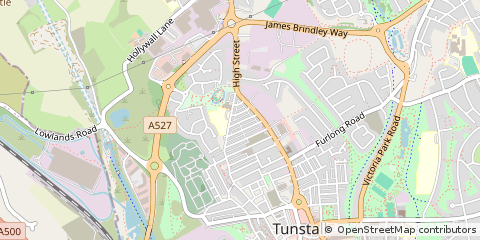 Map of Stoke-on-Trent