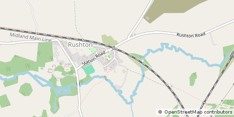 Map of Kettering, Northamptonshire
