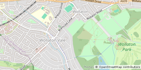 Map of Nottingham
