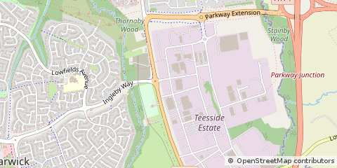 Map of Stockton-on-Tees