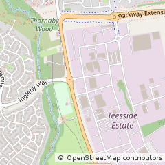 Map of Stockton-on-Tees