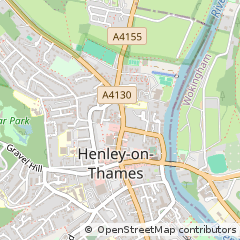 Map of Henley-on-Thames, Oxfordshire