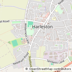 Map of Lowestoft, Suffolk