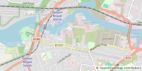 Map of Lowestoft