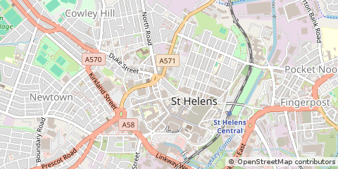 Map of ST. Helens