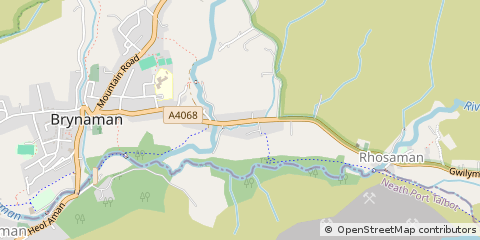 Map of Ammanford