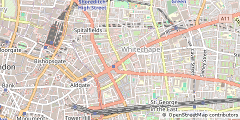 Map of London, Essex