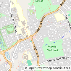 Map of Stoke on Trent, Staffordshire