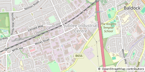 Map of Letchworth Garden City