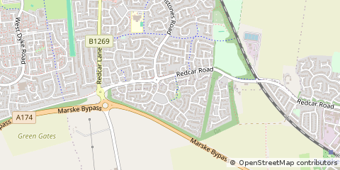 Map of Redcar