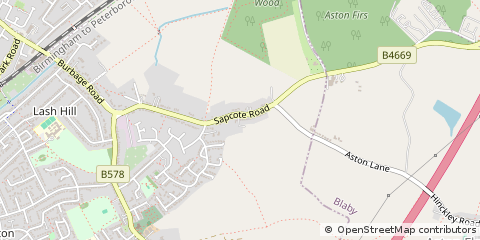 Map of Hinckley