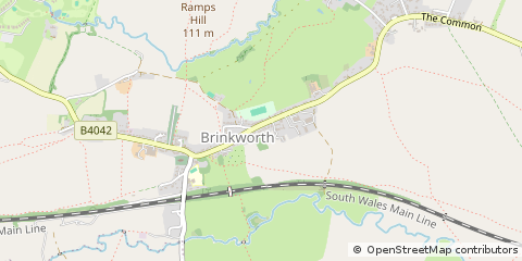 Map of Chippenham, Wiltshire
