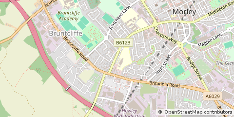 Map of Leeds