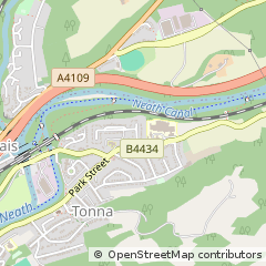 Map of Neath, Neath Port Talbot